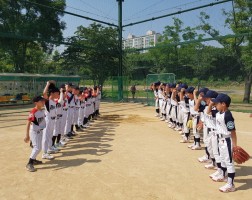 주말클럽리그전 연세유소년야구단 VS 서초유소년야구단과 기념 촬영 입니다~~!!